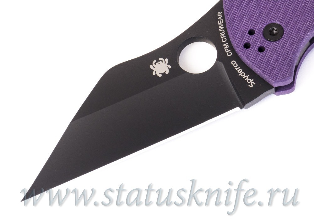 Нож Spyderco C85GPPRBK2 Yojimbo 2 Cru-Wear Purple G-10