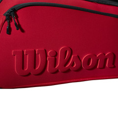 Теннисная сумка Wilson Super Tour 6 PK Clash V2.0 - red/black