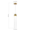 Светильник подвесной ST Luce Champagne SL6236.303.01