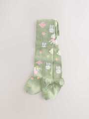 Колготки хлопковые для девочки Next E89-772, Хаки