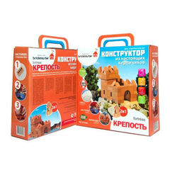 Конструктор"Кирпичики. Крепость"2 в 1, 119 деталей