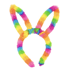 Ободок Пушистый для Девочек - Ушки Зайчика СВЕТ