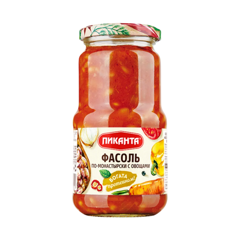 Фасоль По Монастырски Пиканта 470гр