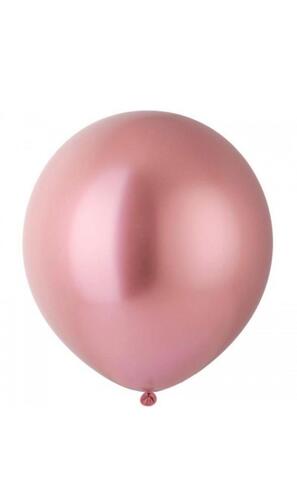 Большой латексный шар хром Розовый купить в Новосибирске | Wonderball-project.ru