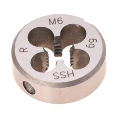 Плашка М 6,0х1,0 DINEN22568 HSS 6g 20х7мм Terrax by Ruko 237060TX