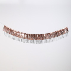 Занавес-бахрома, Розовое золото, 35см*1,18м (В*Ш)