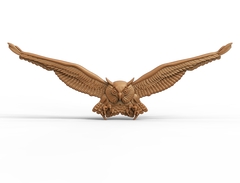 Силиконовый молд № 370 Летящая сова