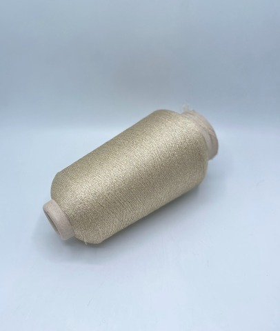 Torcitura di domaso, MHTO2512, 3300м, Вискоза/полиэстер(металлик)/Эластан, Золотистый(33), 36995