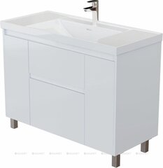 Aquanet 365919 Тумба с раковиной Nova Lite 2.0 110 напольная цв. белый глянец (365919) фото