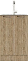 Тумба под нержавеющую мойку 50х50 Дуб Сонома