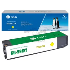 Картридж G&G GG-991XY желтый для струйных принтеров HP, аналог M0J98AE