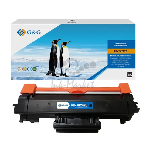 Совместимый картридж G&G GG-TN2420 (TN-2420) для лазерных принтеров Brother