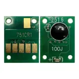 Чип для Canon PIXMA IX6870, IP8770, IP7270, IX6770, MX927, MX727, MG6670, MG6470, MG5670, MG5570, MG5470, MG7570, MG7170, MG6370 (совместимость CLI-751C 6519B001, CLI-751C XL 6454B001), Cyan (синий/голубой), авто обнуляемый для картриджей, ПЗК, СНПЧ
