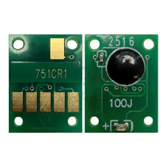 Чип для Canon PIXMA IX6870, IP8770, IP7270, IX6770, MX927, MX727, MG6670, MG6470, MG5670, MG5570, MG5470, MG7570, MG7170, MG6370 (совместимость CLI-751C 6519B001, CLI-751C XL 6454B001), Cyan (синий/голубой), авто обнуляемый для картриджей, ПЗК, СНПЧ
