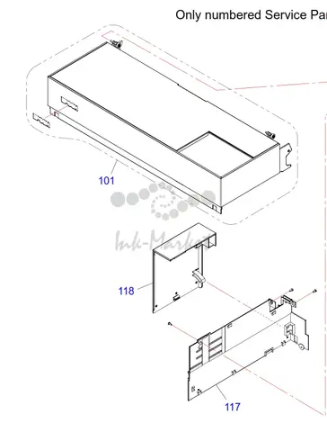 Epson - 1806775 - Rear Left Cover