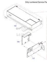 Epson - 1806775 - Rear Left Cover
