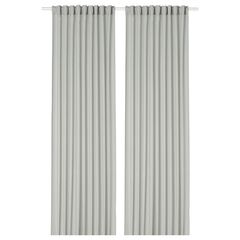 Комплект штор IKEA ROSENROBINIA (РОЗЕНРОБИН), Светло-серый, 145x250 см, 2 шт