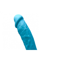 Фаллоимитатор с двойной плотностью Model 1 от SILEXD голубой (17,6*3,5 см)