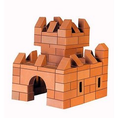 Конструктор"Кирпичики. Крепость"2 в 1, 119 деталей