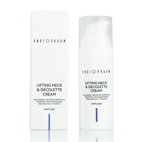 ANGIOPHARM ЛИФТИНГ КРЕМ ДЛЯ ШЕИ И ЗОНЫ ДЕКОЛЬТЕ, 50 мл. | LIFTING NECK & DECOLETTE CREAM