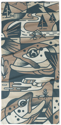 Бандана-труба Buff CoolNet UV Lake River Multi фото 2