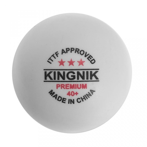 Мячи для настольного тенниса KINGNIK 3* 40+ PREMIUM (6шт)