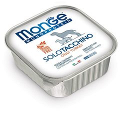 Monge Dog Monoprotein Solo консервы для собак паштет из индейки 150г