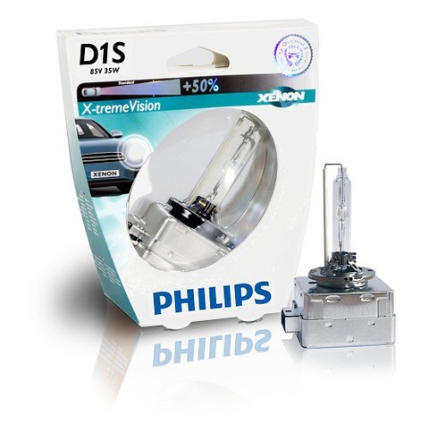 Лампа ксенон D1S (4800К) Philips X-tremeVision (блистер)
