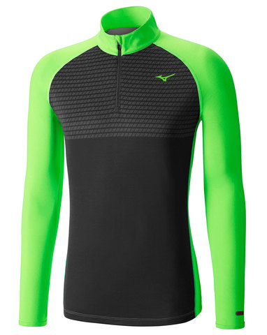 Рубашка беговая Mizuno Breath Thermo Body Mapping Hz мужская