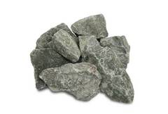 Камни для бани Габбро-диабаз колотый (20 кг, коробка)