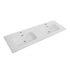 Cezares DUET-N-1200-4C-SO-2-BL DUET-N База под раковину подвесная с четырьмя выкатными ящиками для раковины с двумя чашами, Bianco Lucido, 1200x450x500, DUET-N-1200-4C-SO-2-BL