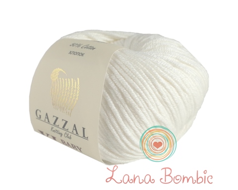 Пряжа Gazzal Baby Cotton XL 3432 белый