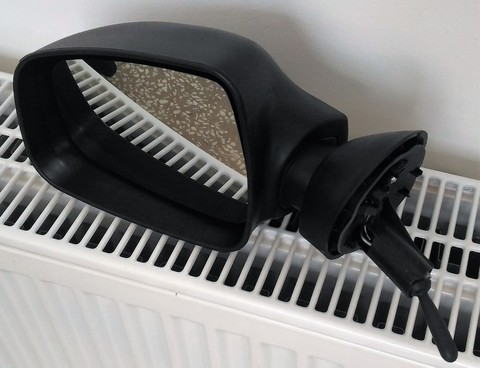 ЗЕРКАЛО ЛЕВОЕ LOGAN 10-, SANDERO, DUSTER, LARGUS БОЛЬШОЕ МЕХАНИЧ GROG (676)