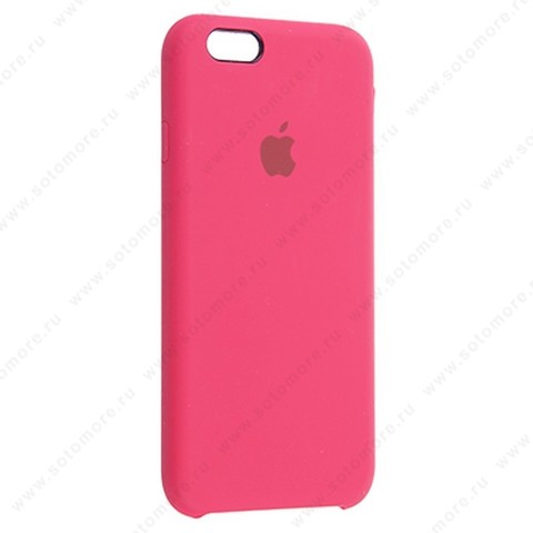 Накладка Silicone Case для Apple iPhone 6s/ 6 малиновый
