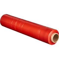 Стрейч-пленка для ручной упаковки вес 2 кг 23 мкм x 190 м x 50 см красная (престрейч 180%)