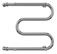 Полотенцесушитель М-обр AISI 32х2 500х500 с полкой 
