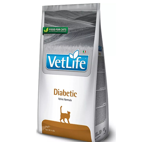Сухой корм Farmina Vet Life Cat Diabetic с сахарным диабетом для взрослых кошек, 400 гр.