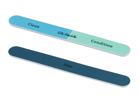 Пилка-полировщик для натуральных ногтей ЦВЕТНАЯ прямая 17,8см 108-076 Di Valore