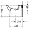 Биде напольное Duravit Darling New 2250100000