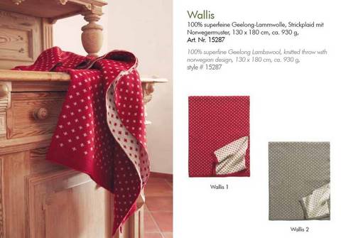 Плед шерстяной 130x180 Eagle Wallis 1