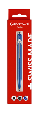 Ручка шариковая Caran d’Ache Office 849 Metal-X, Blue (849.740)