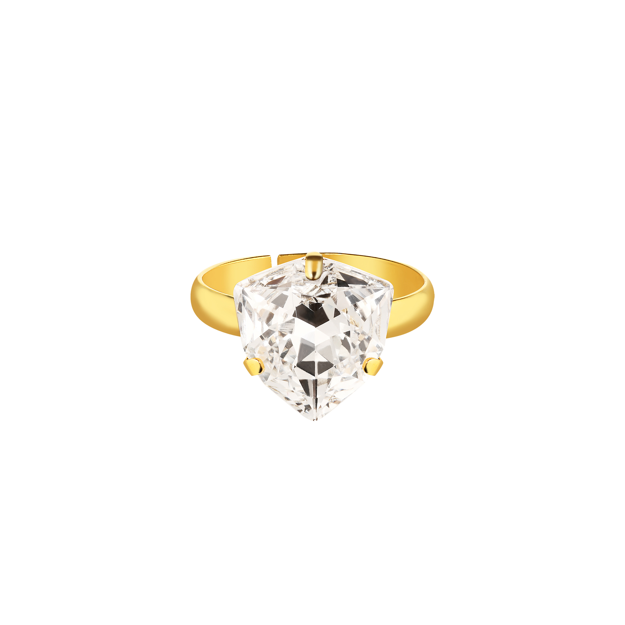 

Кольцо Trilliant Crystal Gold Ring