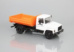 GAZ-35072 dump truck white-orange 1:43 DeAgostini Auto Legends USSR Trucks #32