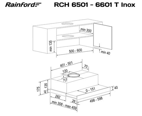 RAINFORD RCH-6601Т Inox