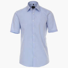Сорочка мужская Venti Modern Fit 001620-115 голубая классическая, короткий рукав