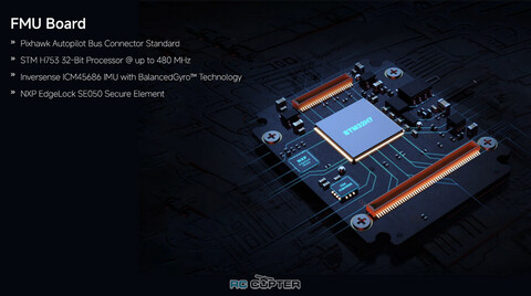 Полётный контроллер Holybro Pixhawk 6X (ICM-45686, Rev v.8) + standard base + PM02D