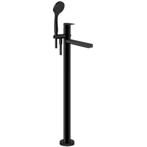 Gessi 24982#299 Gessi Emporio Via manzoni Внешние части для напольного смесителя для ванны с душевой лейкой, цвет: Black XL