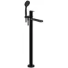 Gessi 24982#299 Gessi Emporio Via manzoni Внешние части для напольного смесителя для ванны с душевой лейкой, цвет: Black XL