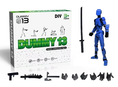 Фигурка Робот Сборная Подвижная Dummy 13