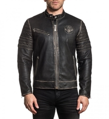 Куртка кожа Affliction Socialist Jacket